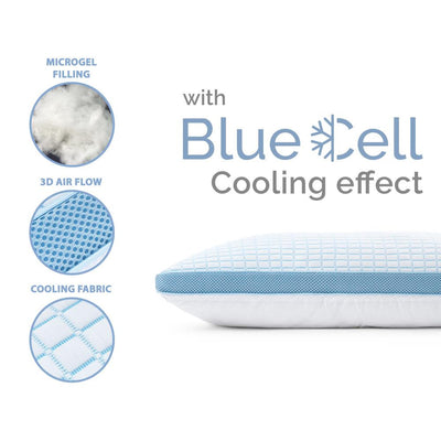 3D blå Cell Tech Cooling Microgel Pude