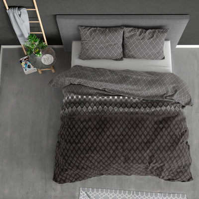 Cheng sengesæt, antracit 200 x 220 cm