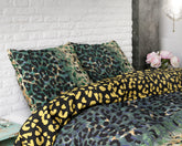 Future Panther sengesæt, grøn 200 x 220 cm