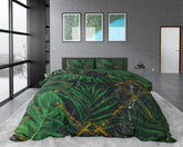 Avena sengesæt, grøn, 140 x 220 cm
