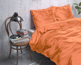Beauty Skin Care sengesæt, orange 140 x 220 cm