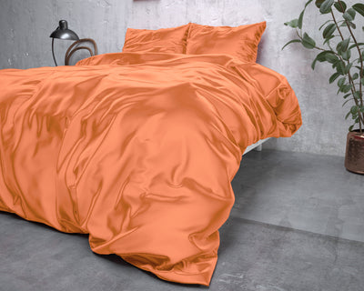 Beauty Skin Care sengesæt, orange 140 x 220 cm