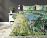 Snake Jungle sengesæt, grøn 240 x 220