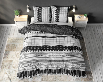 Arctic Stripe sengesæt, hvid, 240 x 220 cm