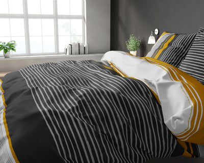 Drake sengesæt, sengesæt, sort 240 x 220 cm