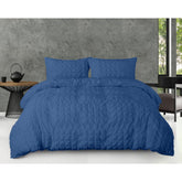 Metz sengesæt, indigo blå 200 x 220