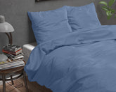Axel sengesæt, blå 140 x 220 cm