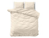 Uni Satin sengesæt, sandfarvet 240 x 200/220