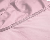 Egyptisk Bomuld Uni sengesæt, pink 240 x 200/260 cm