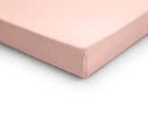 Lagen i satin til topmadras, pink 180 x 200 cm