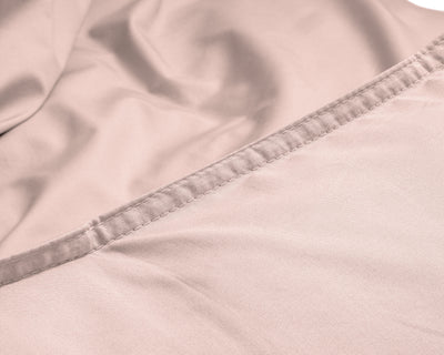 Egyptisk Bomuld Uni sengesæt, pink 135 x 200/260 cm