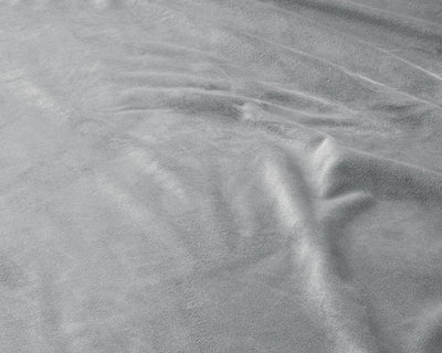 Fløjlslagen, grå 90 x 200 cm