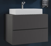 Håndvaskskab med håndvask - badeværelsesmøbelsæt -  "Lendas S" 80 Cm