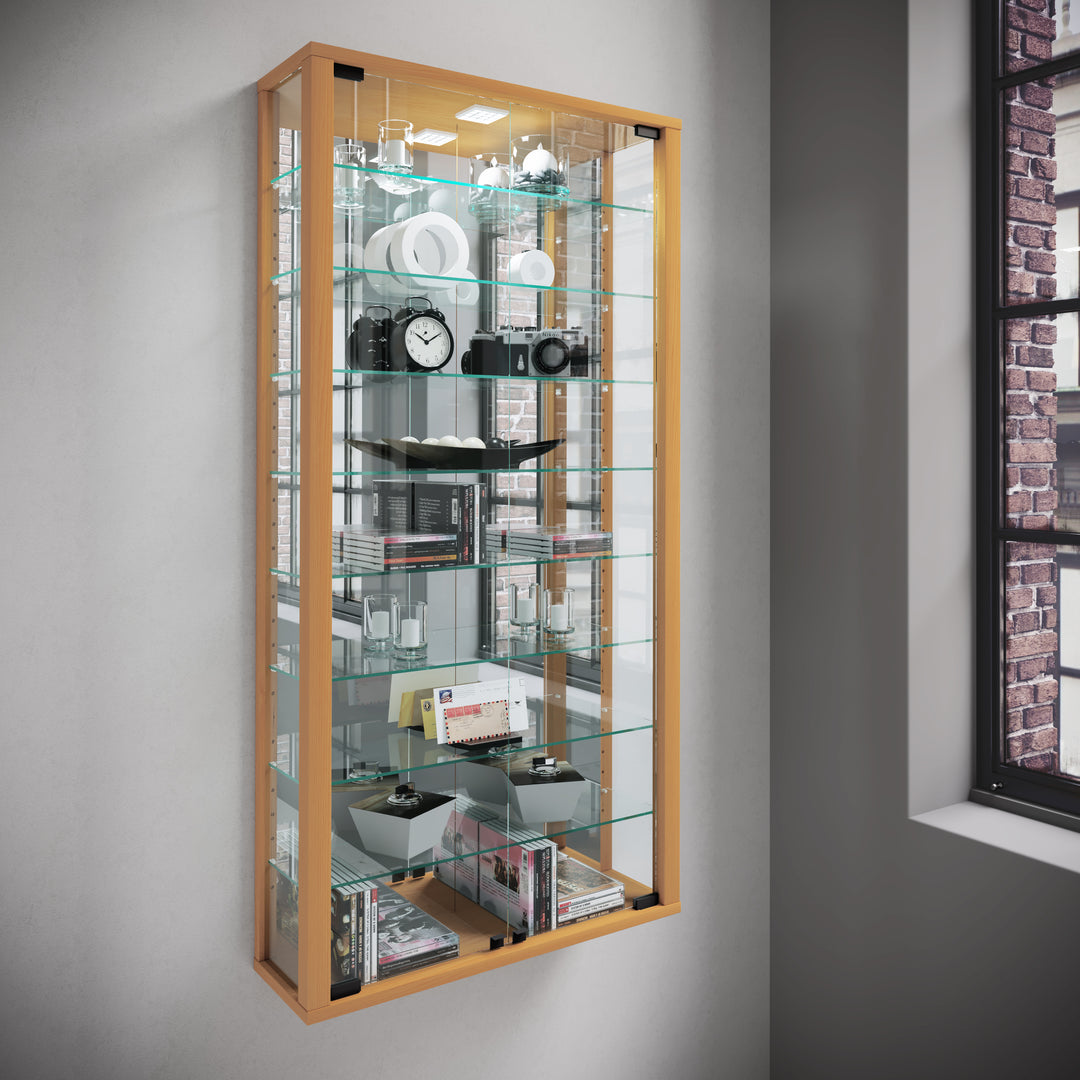 Overskab "Vitrosa Maxi" Med Spejl | Inkl. Led Lys