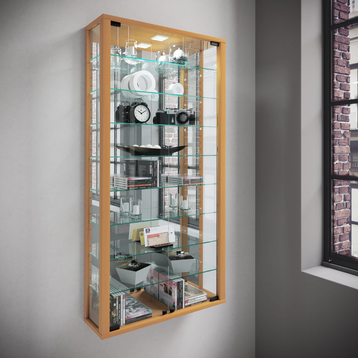 Overskab "Vitrosa Maxi" Med Spejl | Inkl. Led Lys