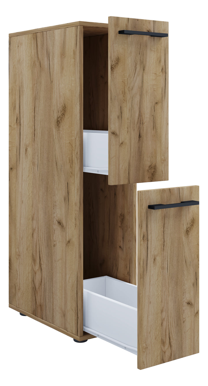 Rumdeler til køkken/badeværelse, h. 110 x b. 25 x d. 50 cm, naturfarvet