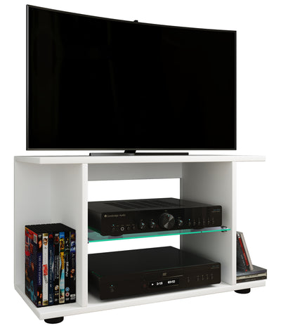 TV-bord, h. 42 x b. 70 x d. 30 cm, hvid