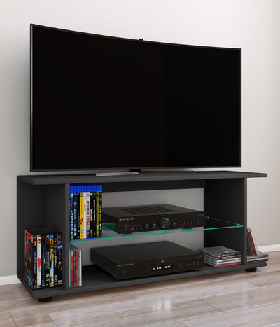 TV-bord, h. 42 x b. 110 x d. 30 cm, antracit