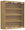 Vitrineskab, h. 40 x b. 37 x d. 10 cm, naturfarvet