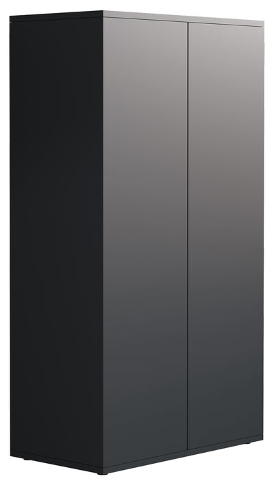 Stilfuld kommode, 108 x 60 x 32 cm, antracit grå