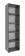 Kontorreol, h. 178 x b. 49 x d. 32 cm, antracit