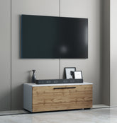 Lav TV-kommode, h. 39 x b. 95 x d. 40 cm, naturfarvet