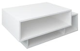 Sofabord, h. 35 x b. 88 x d. 50 cm, hvid