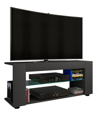 TV-bord, h. 42 x b. 110 x d. 30 cm, antracit