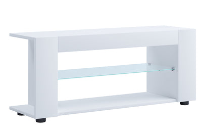 TV-bord, h. 42 x b. 110 x d. 30 cm, hvid