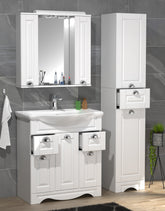 Badeværelsesmøbelsæt i landlig stil: Skab et funktionelt og elegant badeværelse!