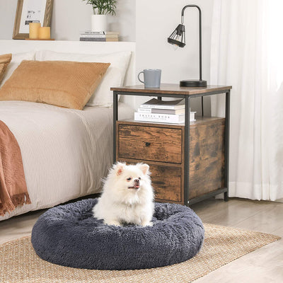 Komfortabel Donut Hundeseng: Forkæl din hund med en blød og hyggelig soveplads!