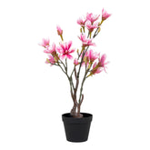 Magnoliatræ - Kunstig plante, rosa, 75 cm