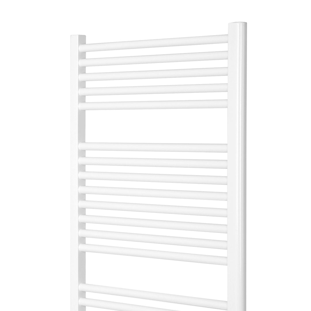 Aquamarine® håndklæderadiator - lodret, varmt vand, 7 bar, centerforbindelse, vægmonteret, 1600x600 mm, hvid - håndklædevarmer, panelradiator, håndklædevarmer, radiator, håndklædetørrer, håndklædetørrer