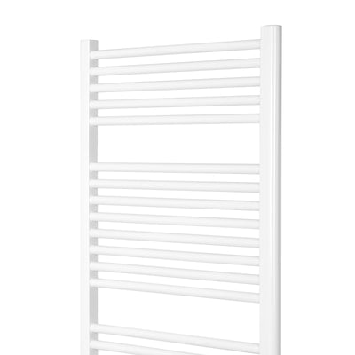 Aquamarine® håndklæderadiator - lodret, varmt vand, 7 bar, centerforbindelse, vægmonteret, 1600x600 mm, hvid - håndklædevarmer, panelradiator, håndklædevarmer, radiator, håndklædetørrer, håndklædetørrer