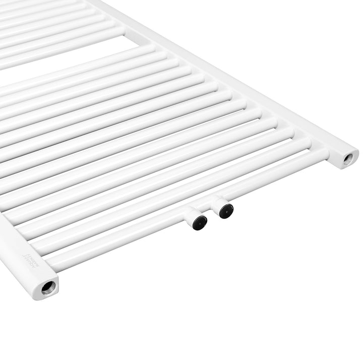 Aquamarine® håndklæderadiator - lodret, varmt vand, 7 bar