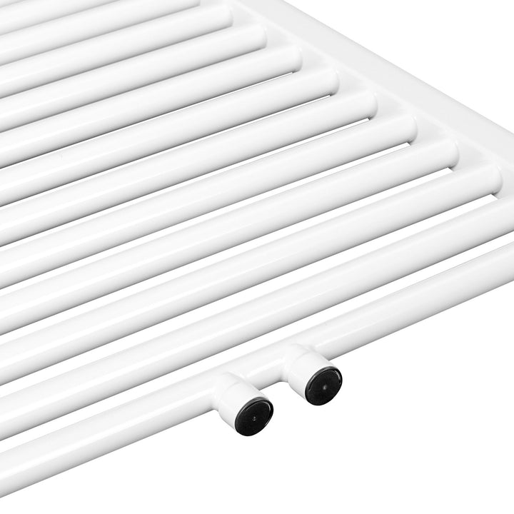 Aquamarine® håndklæderadiator - lodret, varmt vand, 7 bar