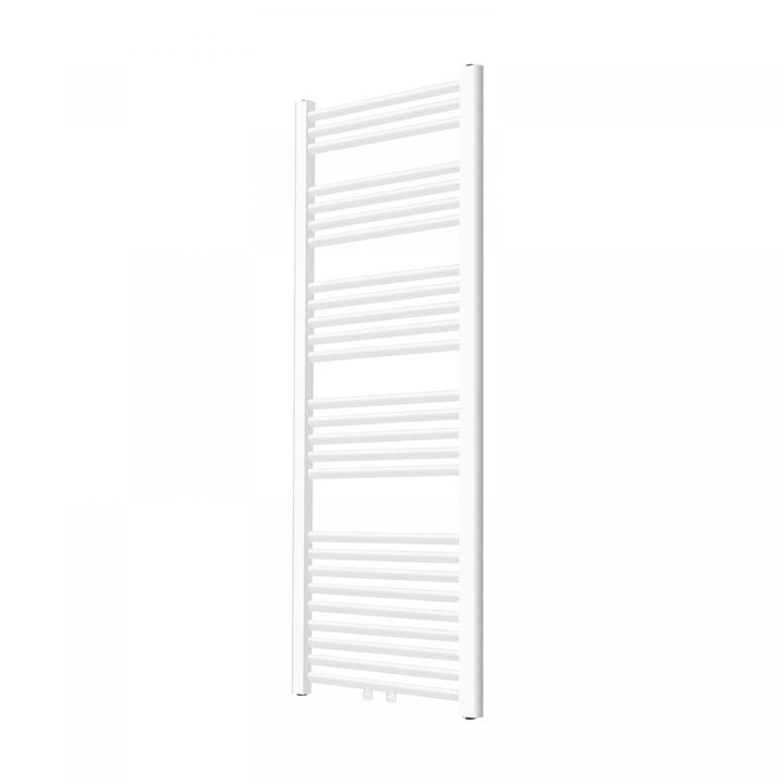 Aquamarine® håndklæderadiator - lodret, varmt vand, 7 bar, centerforbindelse, vægmonteret, 1600x600 mm, hvid - håndklædevarmer, panelradiator, håndklædevarmer, radiator, håndklædetørrer, håndklædetørrer
