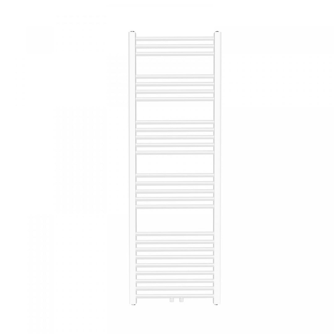 Aquamarine® håndklæderadiator - lodret, varmt vand, 7 bar, centerforbindelse, vægmonteret, 1600x600 mm, hvid - håndklædevarmer, panelradiator, håndklædevarmer, radiator, håndklædetørrer, håndklædetørrer