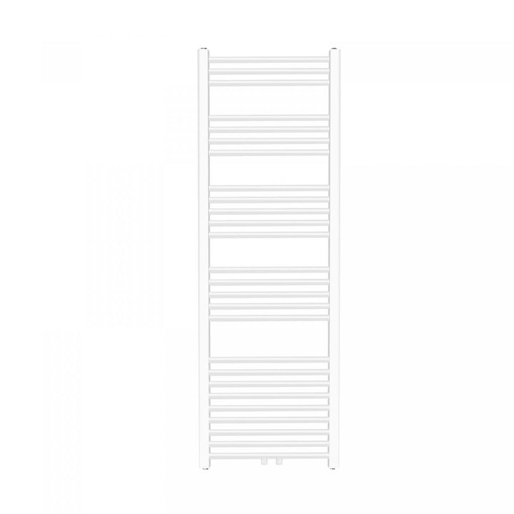 Aquamarine® håndklæderadiator - lodret, varmt vand, 7 bar, centerforbindelse, vægmonteret, 1600x600 mm, hvid - håndklædevarmer, panelradiator, håndklædevarmer, radiator, håndklædetørrer, håndklædetørrer