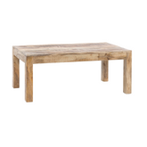 Håndlavet sofabord i landlig stil, FSC® certificeret træ, 110 cm
