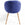 Spisebordsstole - kongeblå, sæt med 8, fløjlssæde, moderne, polstret, bøgetræben