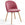 Spisebordsstole  - lyserøde, sæt med 8, fløjlssæde, moderne, polstrede ben af bøgetræ, med ryglæn