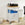 Praktisk køkkenvogn / køkkenø med rummeligt skab, 60 x 44,5 x 90 cm, hvid