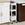 Pladsbesparende køkkenvogn, 40 x 21 x 83 cm, hvid