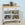 Køkkenø / køkkenvogn med træbordplade, 87 x 51 x 89 cm, hvid
