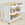 Praktisk køkkenvogn med træbordplade, 100 x 60 x 94 cm, hvid