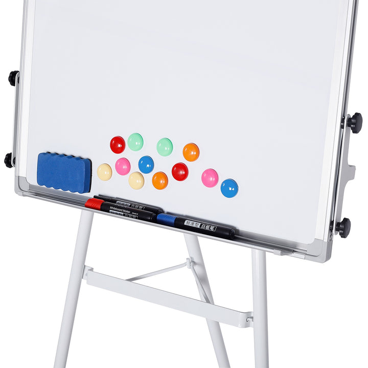 Whiteboard på ben, 90x60 cm