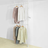 Walk-in closet modulær garderobe, hvid