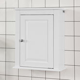 Enkelt badeværelseskab til væggen, 40 x 18 x 49 cm, hvid