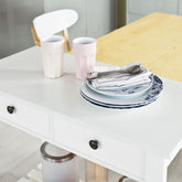 Dekorativt konsolbord til entréen eller stuen, hvid